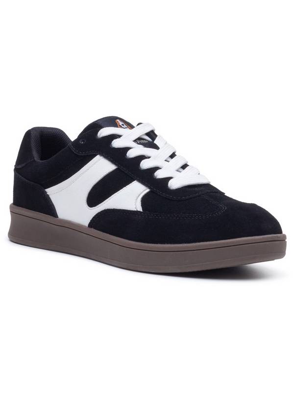 HUSH PUPPIES Maura Suede Trainers Black 6